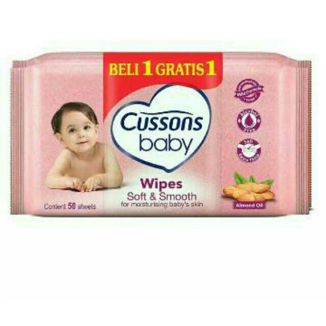 CUSSONS BABY Wipes  50 + 50 s