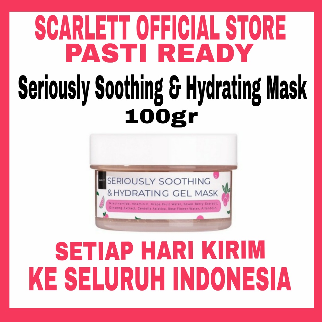 SCARLETT Whitening SERIOUSLY SOOTHING &amp; HYDRATING MASK