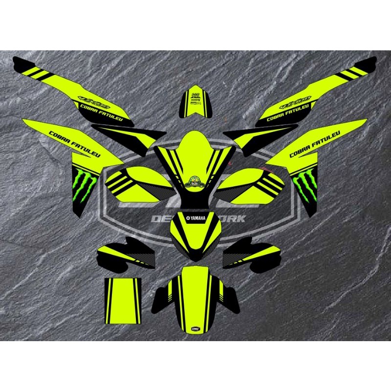 Dekal sticker decal motor All vixion