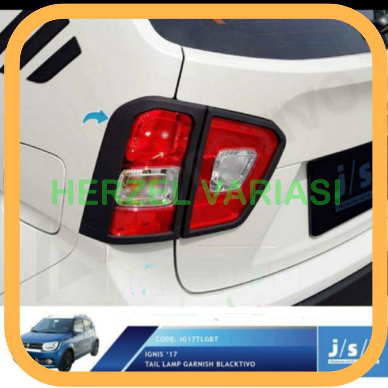Garnish Belakang Mobil Ignis Blacktivo JSL