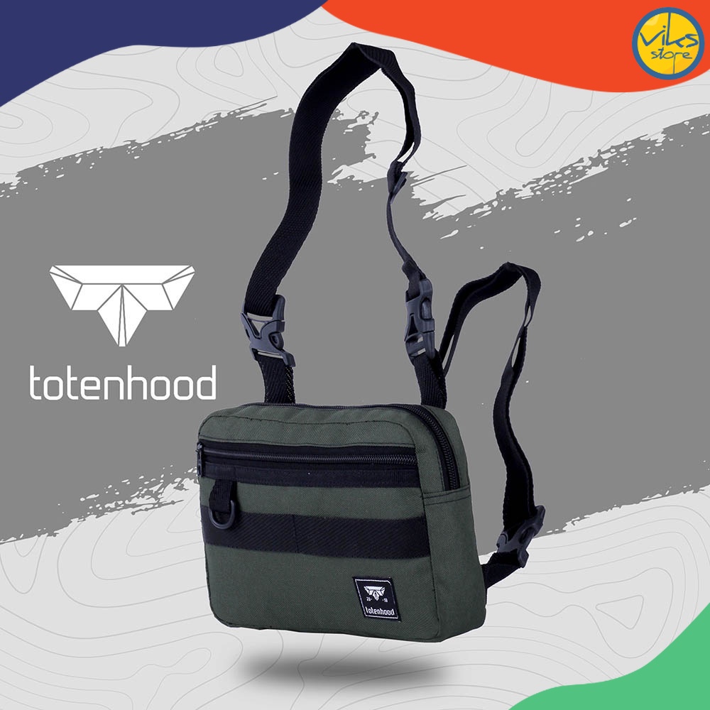 Tas Sling Dada Selempang Pria Chest Bag Totenhood Tas Simple