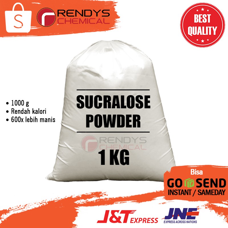 Sucralose Powder / Sukrosa Bubuk / Sweetener / Pemanis 1Kg