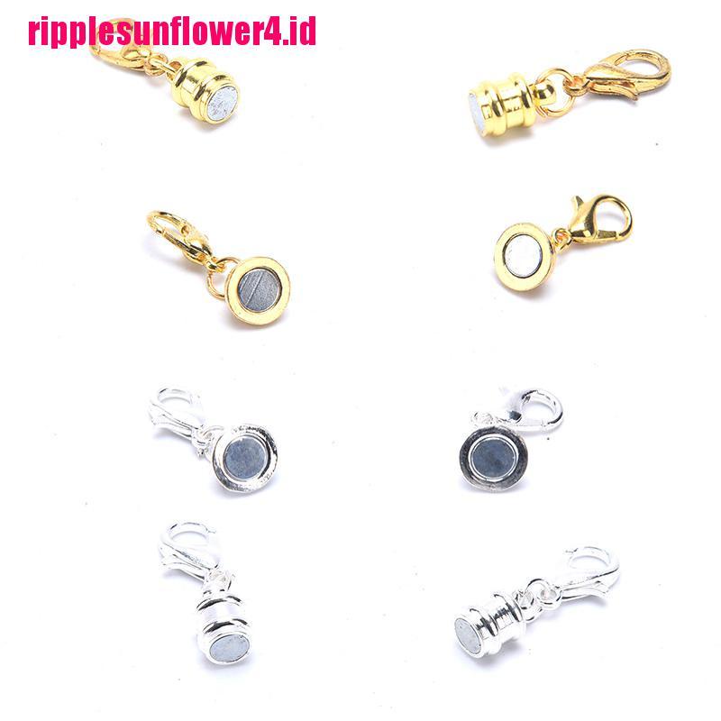 10pcs / lot Clasp Lobster Magnetik Untuk Membuat Perhiasan Handmade DIY