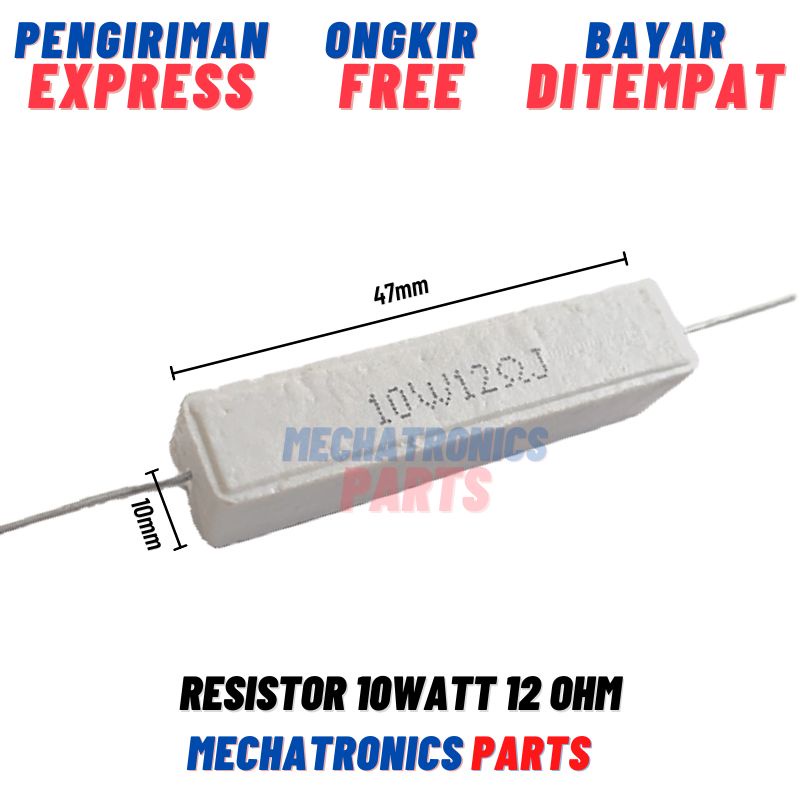 [PAS-9537] RESISTOR 10WATT 12OHM