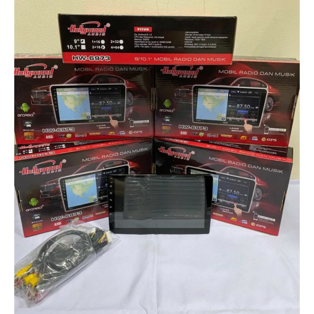 Head Unit Android Hollywood HW-6973 9 inch