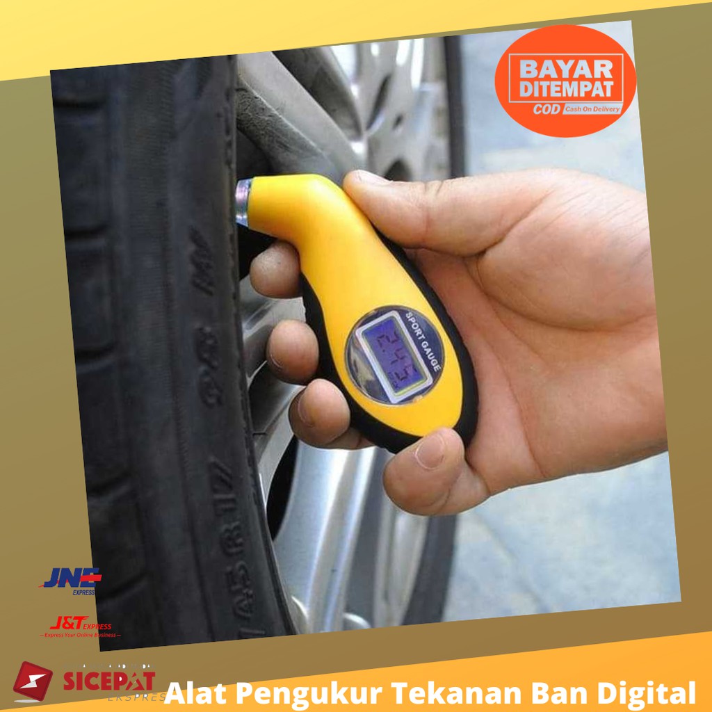 Manometer Alat Pengukur Tekanan Ban Mobil Digital LCD Barometers/Alat Pengukur Tekanan Ban Digital