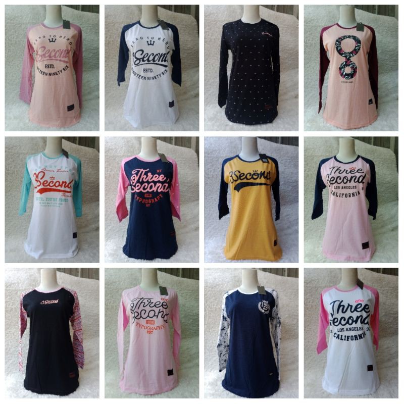 Kaos 3second wanita