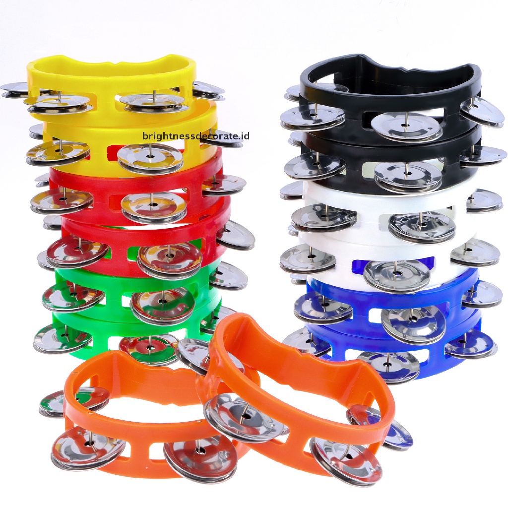 14pcs Tamborin Perkusi Bahan Plastik