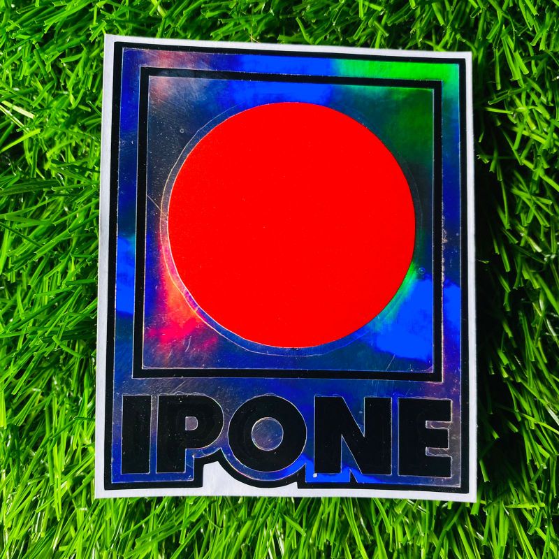 Sticker ipone cuting sticker timbul bukan printing/tinta variasi IPONE