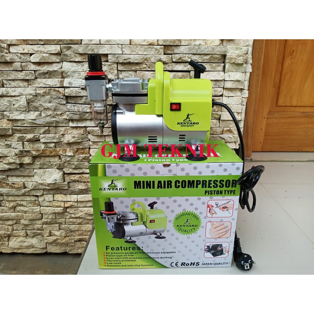 mini air kompresor kentaro piston type - mesin kompresor kentaro - murah