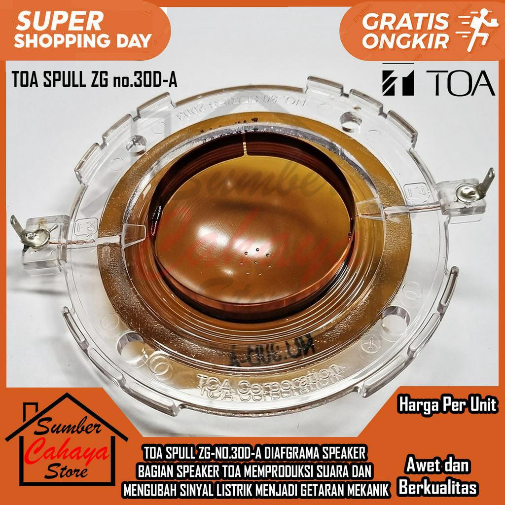 TOA SPULL ZG-NO.30D-A DIAFGRAMA SPEAKER BAGIAN SPEAKER TOA TOAK MEMBESARKAN VOLUME SPIKER SUARO SPEK