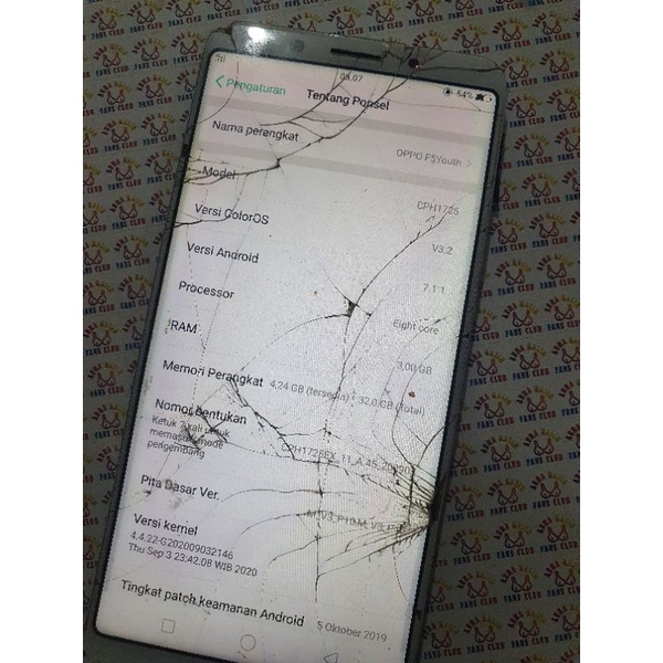 Mesin Oppo F5 Youth normal cph 1725