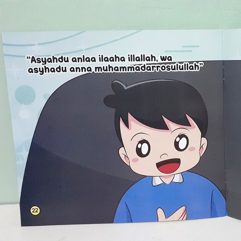 Dongeng Anak Muslim Bergambar Cerita Anak Seri Mengenal Rukun Islam Bilingual 2 Bahasa