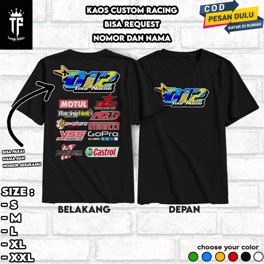 KAOS RACING | KAOS REQUEST NOMOR DAN NAMA RACING | KAOS RACING START | KAOS MEKANIK AMATIR | KAOS RA