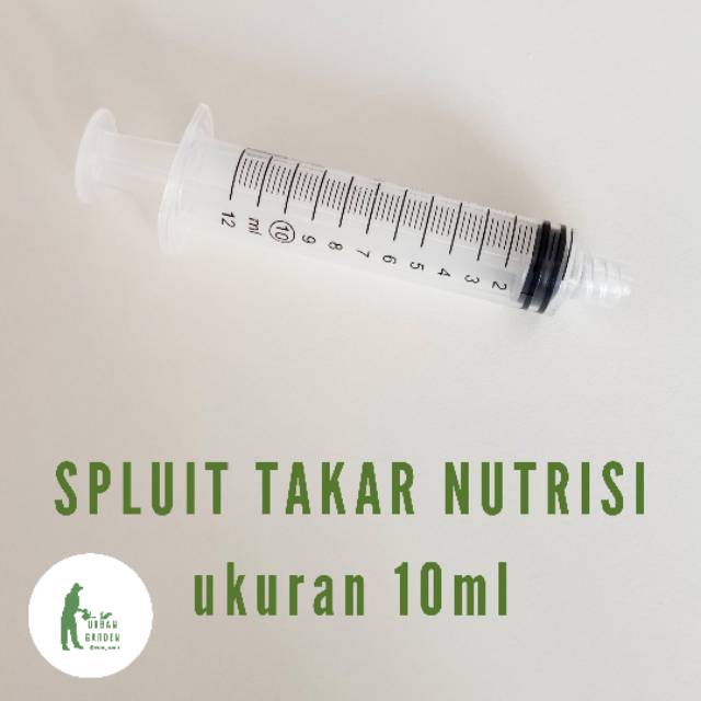 Spuit suntikan alat takar ukur nutrisi ab mix tanaman hidroponik 10ml