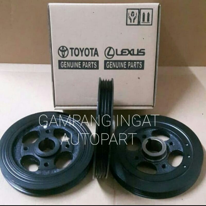 Pully Kruk As Pully Ker As Damper Pulley Crankshaft Toyota Starlet