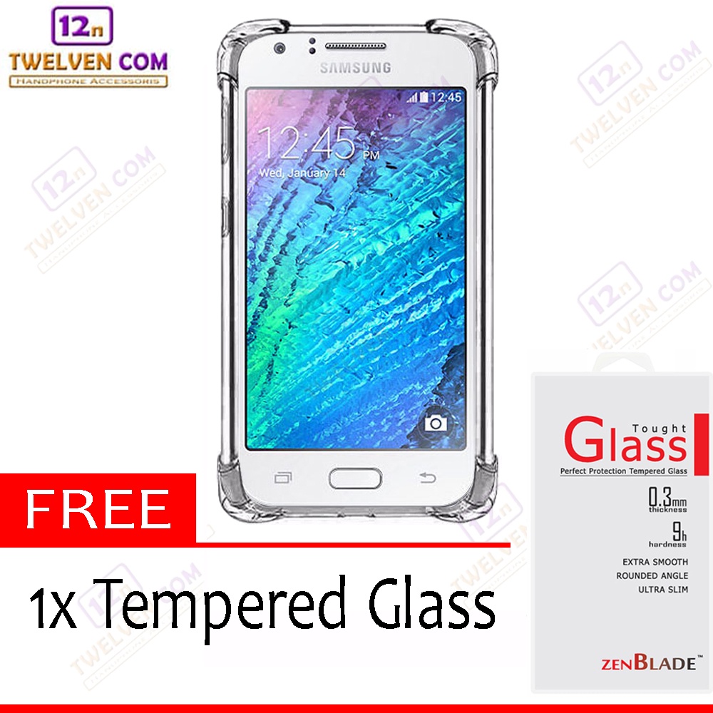 [FLASH SALE] Case Anti Crack Anti Shock Softcase Samsung J1 - Free Tempered Glass