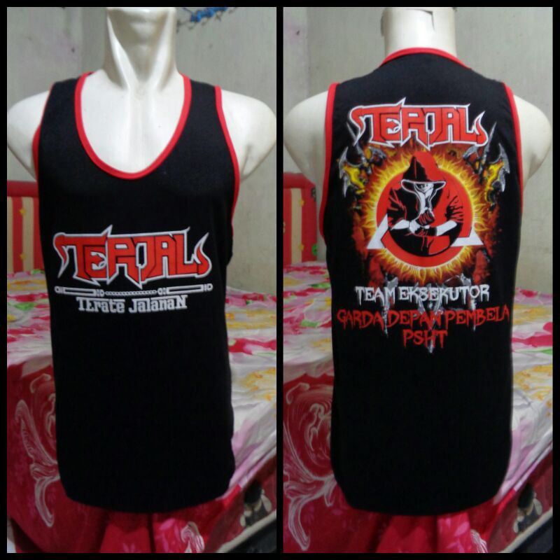 PSHT KAOS SINGLET TERJAL KAOS SINGLET PSHT KAOS SINGLET SH TERATE