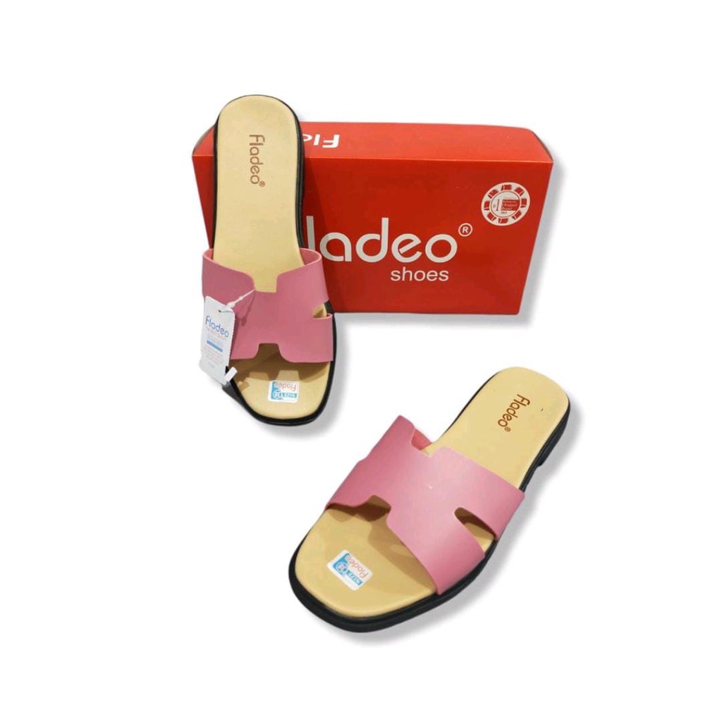 Sandal wanita terbaru / Sandal Fladeo / sandal flat / sandal flat wanita / Slip Sandal