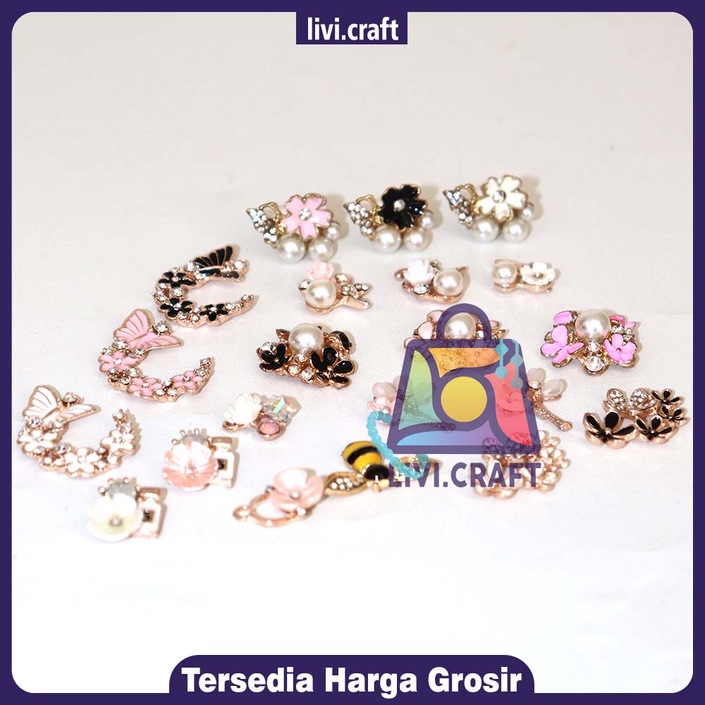 Charm Tasbih Digital Swarovski / Hiasan Tasbih Digital