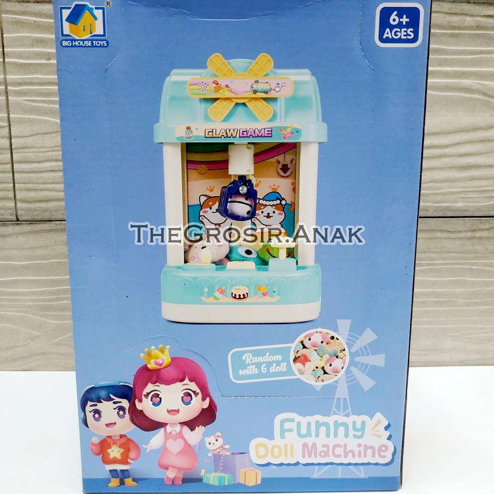 Funny Doll Claw Machine Mainan Mesin Capit Boneka Timezone