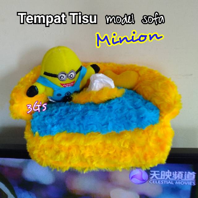 Kotak Tisu Aneka Karakter Boneka Utuh