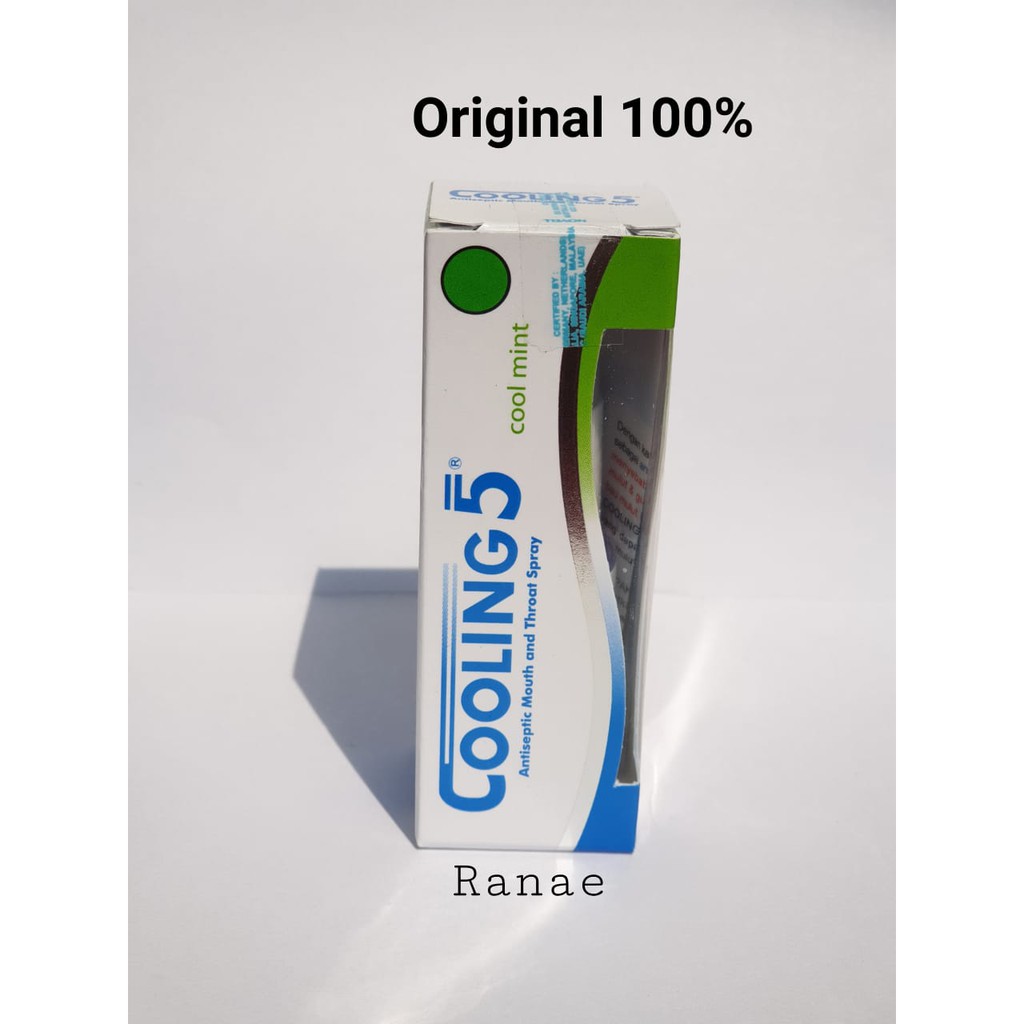 Cooling 5 Spray (Cool Mint) - Obat Sakit Tenggorokan dan Sariawan