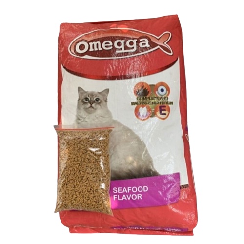 Makanan Kucing Omega Seafood 1Kg