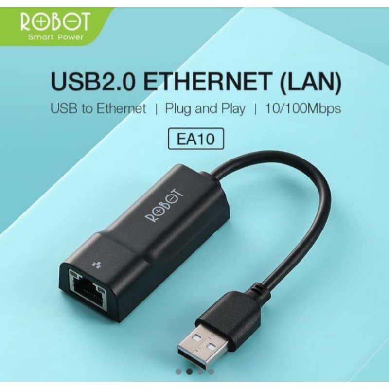 ROBOT EA10 USB Ethernet adapter USB 2.0 to 10/100Mps Network RJ45