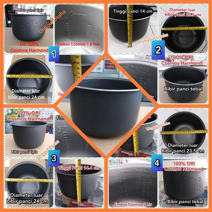 New Panci Magic Com Cosmos Harmond 1.8 Liter