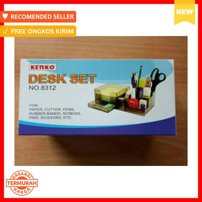 

Stationery Stand - Kenko Desk Set K 8312 - Alat Tulis
