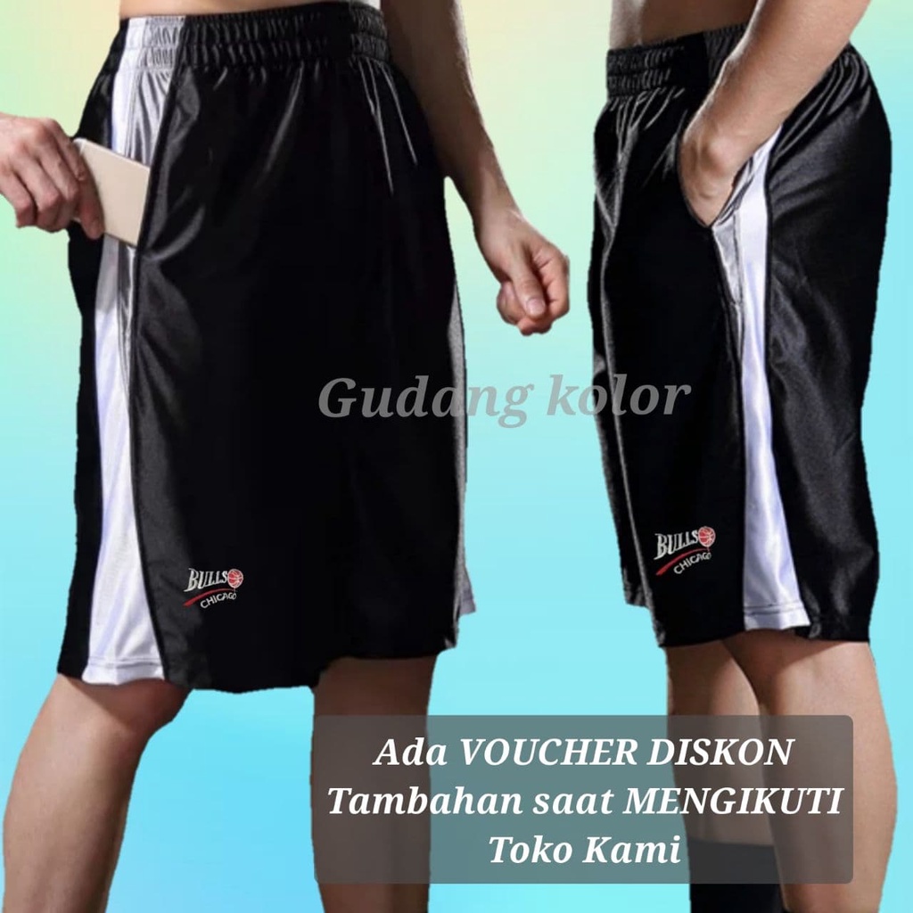 Celana Pendek Pria Dewasa Sporty Short Pants Laki Laki Olahraga Celpen Cowok Kolor Sepan Cwok Cowo S