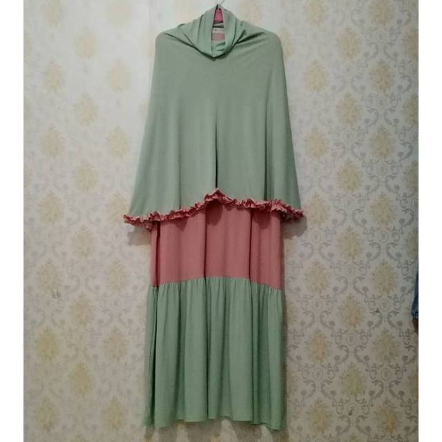 Qnanz preloved/qnanz second/gamis set syar'i/gamis preloved/gamis second