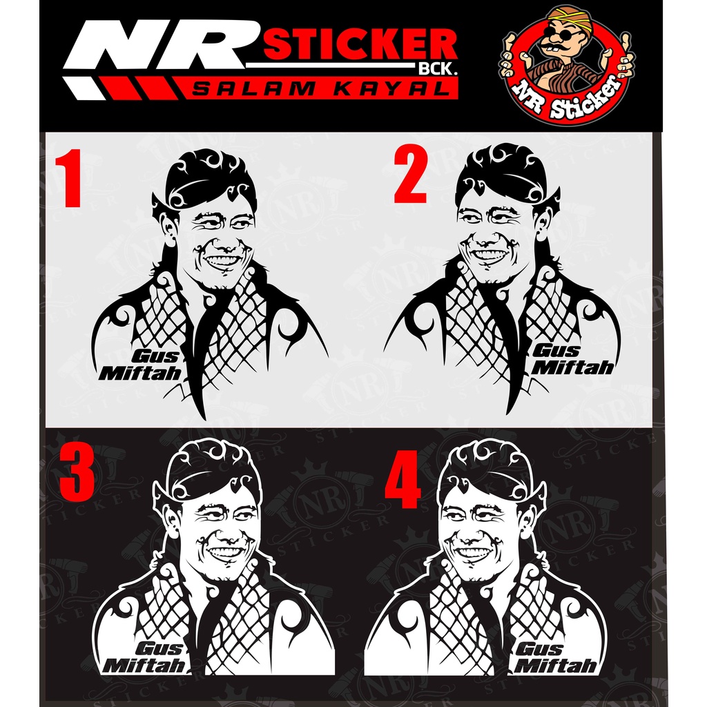 Sticker Cuting Gus Miftah