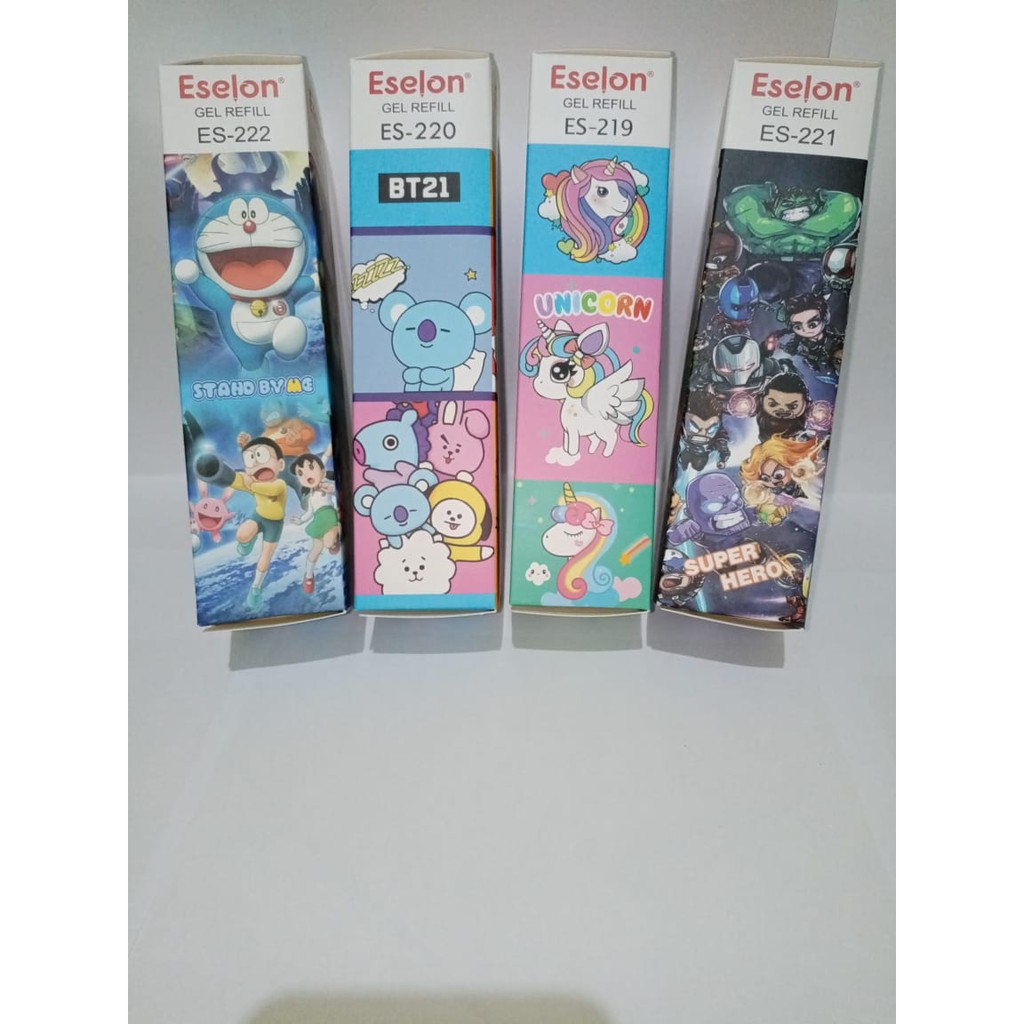 

SATU PACK ( 20 PCS ) Refill Gel Pen Isi Ulang Pulpen Gel