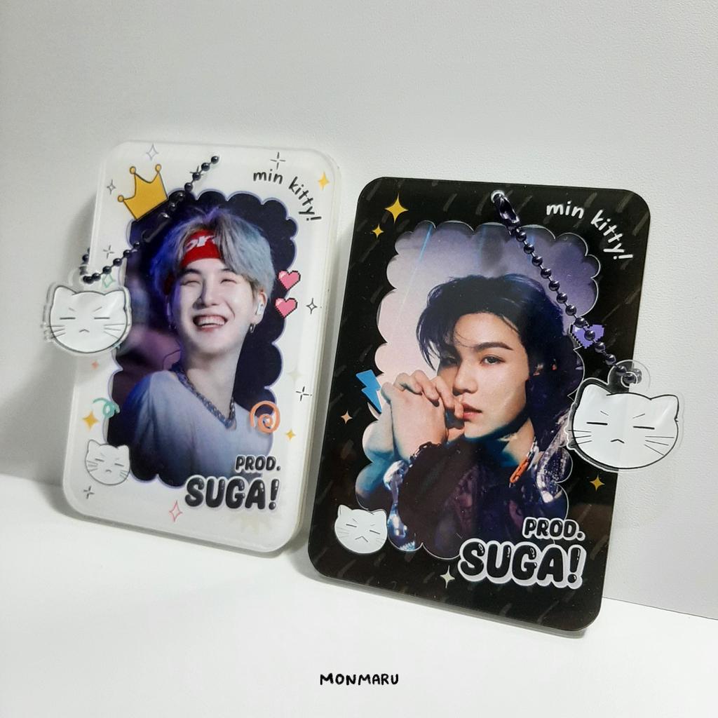 [READY] BTS Acrylic Photocard Holder &amp; Keychain