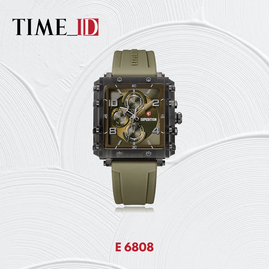 Jam Tangan Expedition E 6808 Green Black Wanita