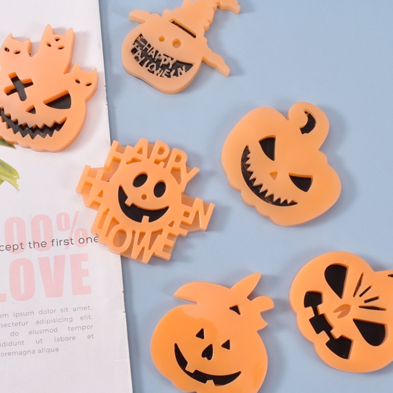 SIY  Resin Epoxy Mold DIY Epoxy Pumpkin Pendant Silicone Mold Jewelry Making