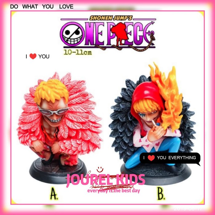 JK -  action figure one piece doflamingo corazon statue chibi big