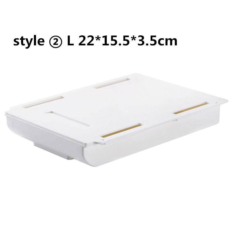 Flashmart Laci Meja Storage Box Case Desk Sticky Adhesive