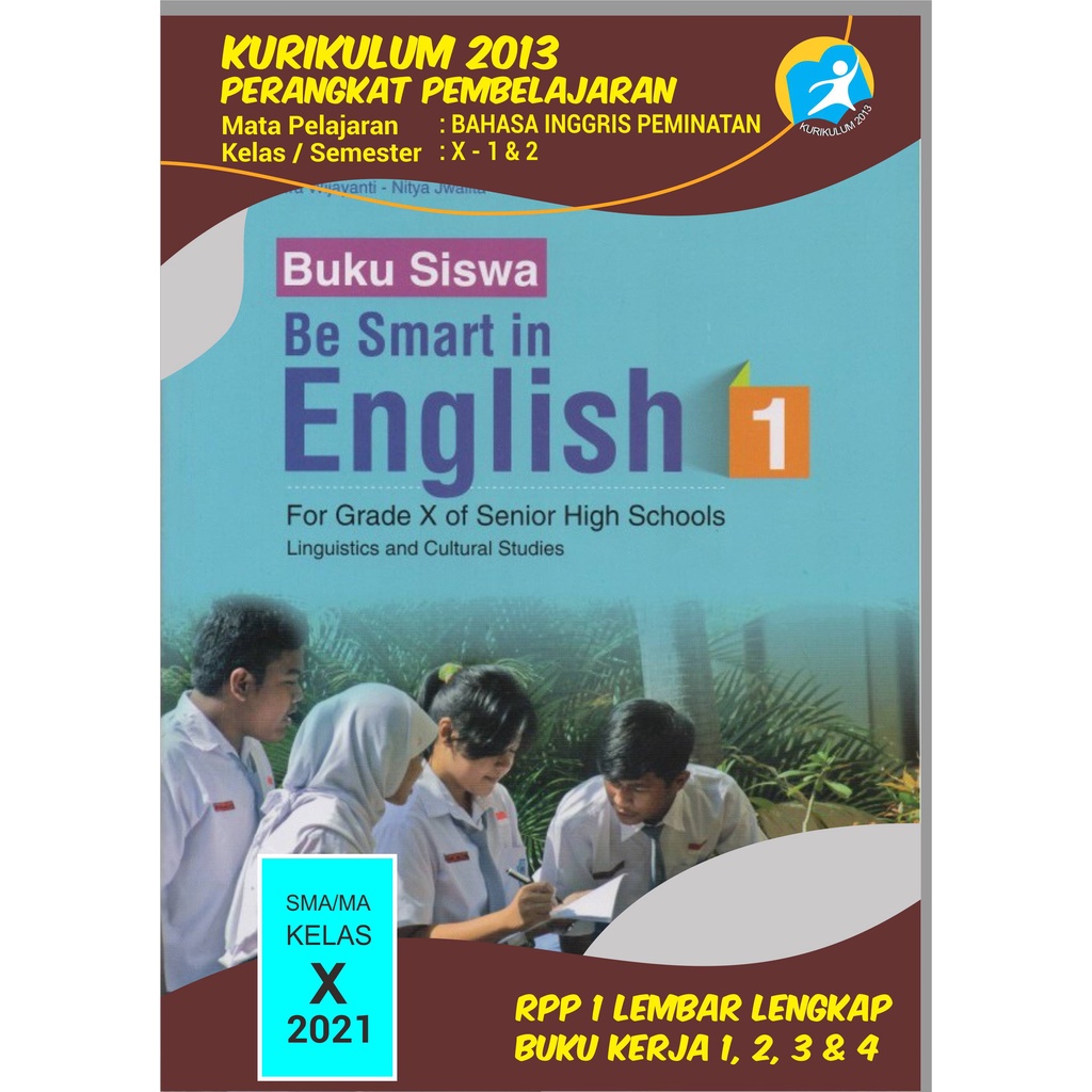 Admin Pembelajaran BAHASA INGGRIS PEMINATAN Kelas 10 SMA/MA (Buku Kerja 1, 2, 3 & 4) Silabus, RPP 1 