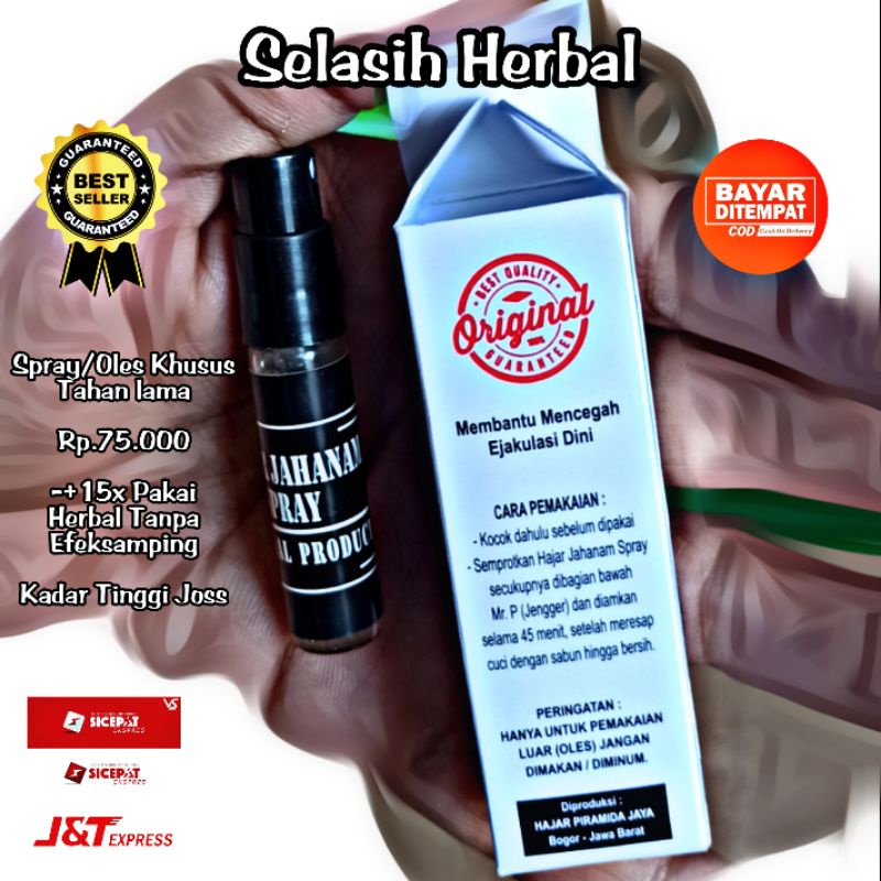 Hajar Spray Original Semprot HJ mesir Bisa COD Terbaik dikelasnya Obat Kuat Asli Original V-Gel Vgel