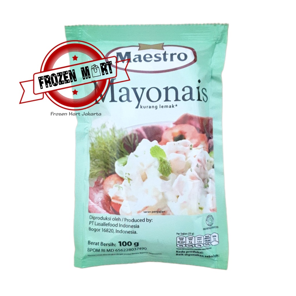 MAESTRO Mayonais Original / Mayonaise Maestro / Mayones Halal 100 Gr