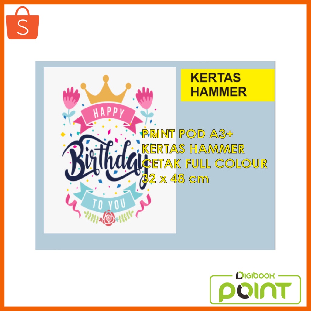 

Print Kertas Hammer A3+ 32 x 48 cm - Cetak Kertas Hammer Kulit Jeruk