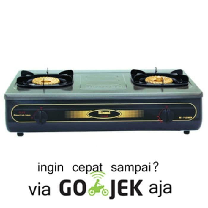 Kompor Rinnai 712BGX Kompor Gas 2 Tungku Ri-712 BGX Ri-712BGX