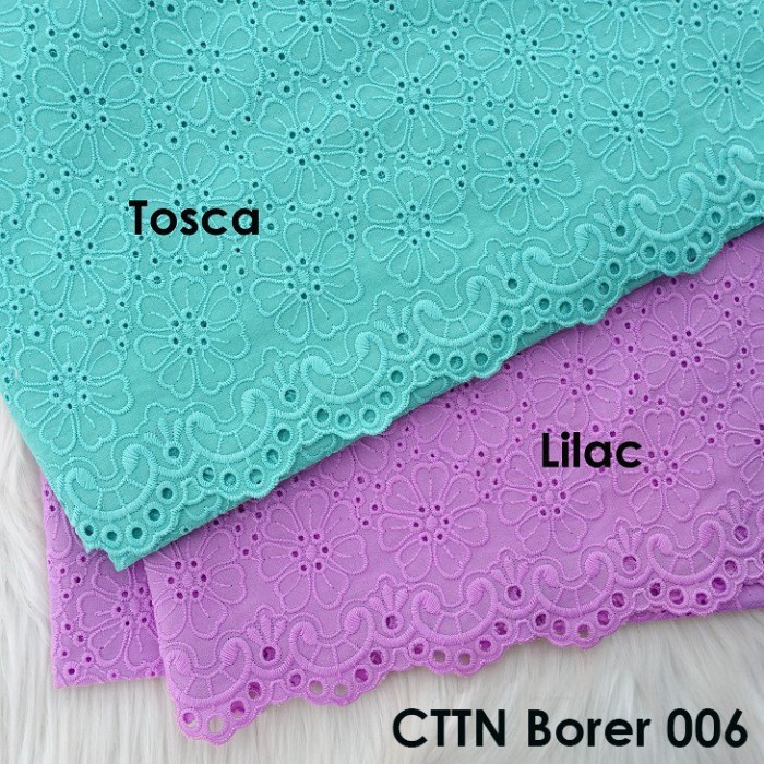 Kain Brukat / Kain Brokat - CTTN Borer 006 - Lilac