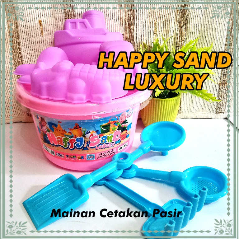 SH 1082 - Mainan Pasir Happy Sand Luxury bentuk Ember cetakan  besar SH1082