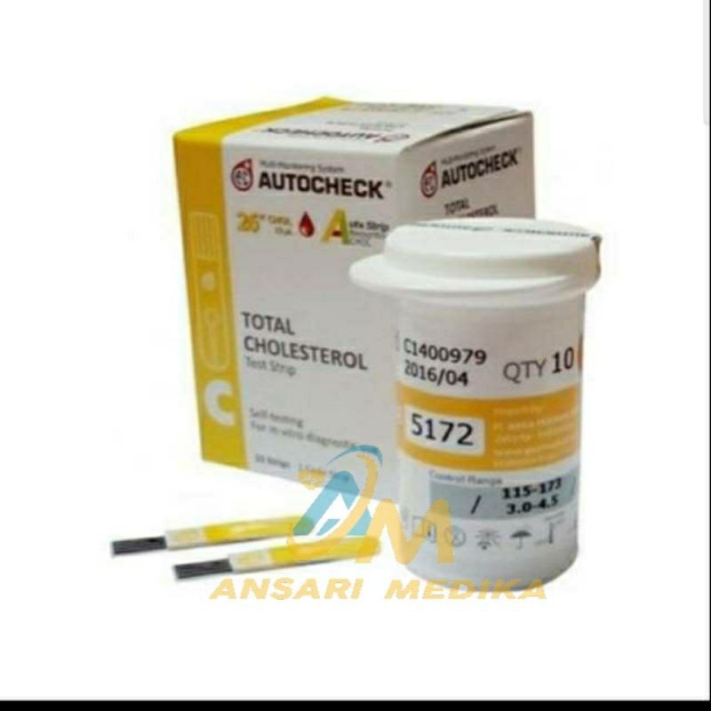 AUTOCHECK STRIP CHOLESTEROL STIK ISI ULANG KOLESTEROL