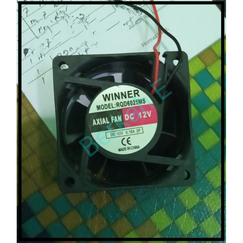 Cooling fan Winner 6cm X 6cm DC 12V 0.16V
