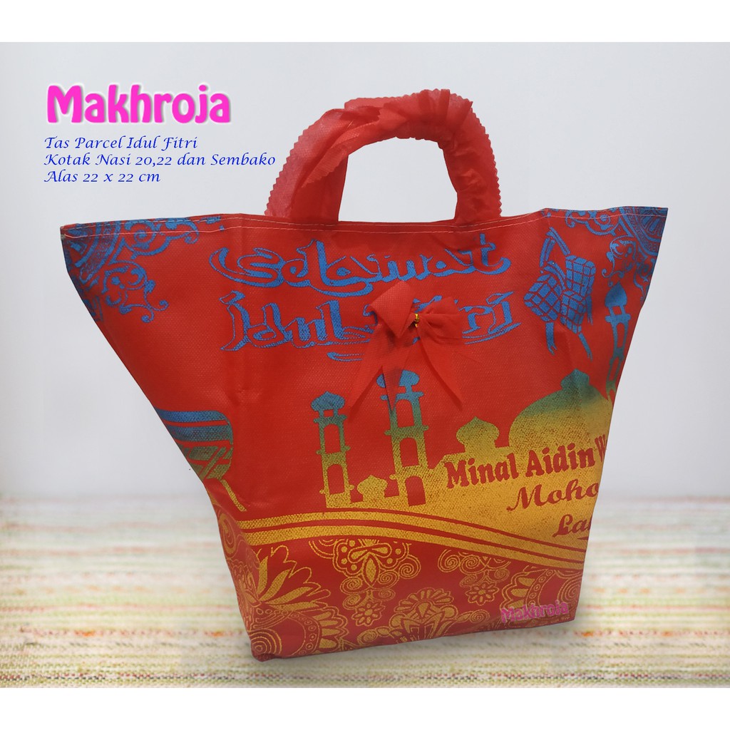 

Tas Goodie Bag Kibir Parcel Lebaran Idul Fitri Merah Tebal 60 gsm